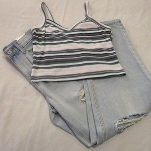 SO DISTRESSED BAGGY JEANS – SZ 5/27 W – NWT